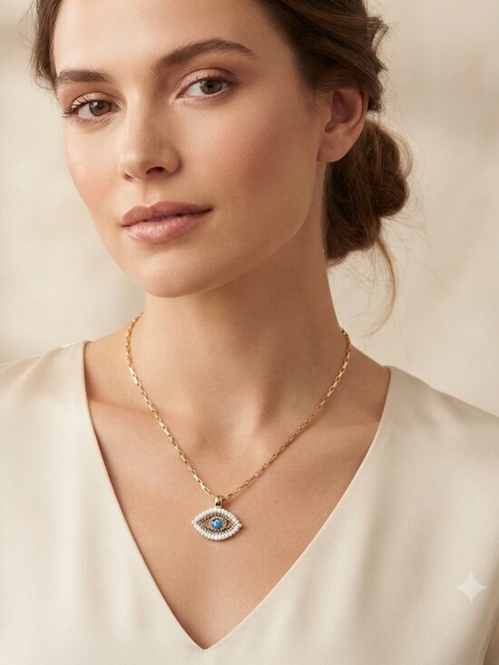 Rebecca Minkoff Jewelry - Rebecca Minkoff Evil Eye Necklace With Turquoise